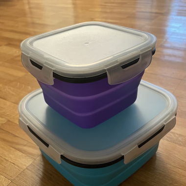 Collapsible tupperwares
