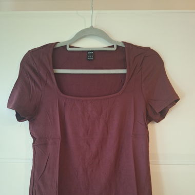 T-shirt bordeaux 