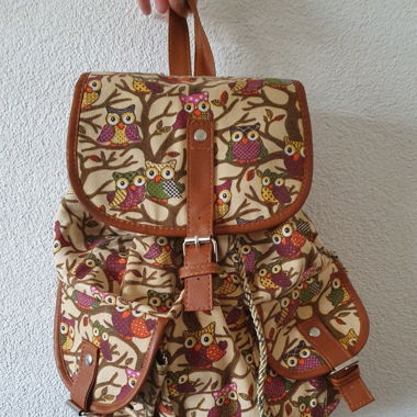 Sac à dos hiboux