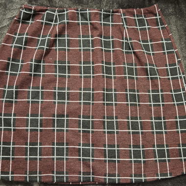 Jupe à carreaux