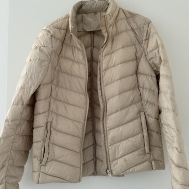 Cream Puffer Jacket Marks & Spencer