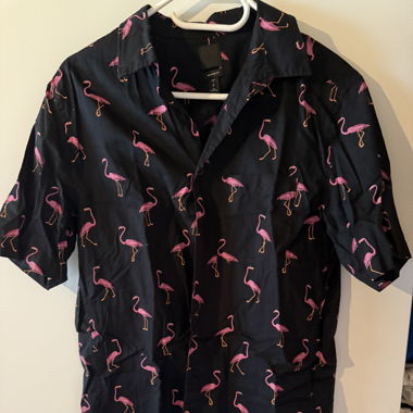 H&M - Flamingohemd - S