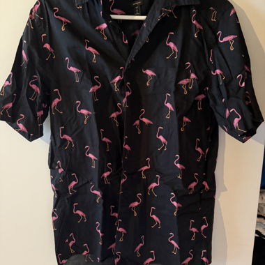 H&M - Flamingohemd - S