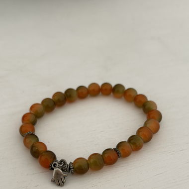 Armband Orange Grün