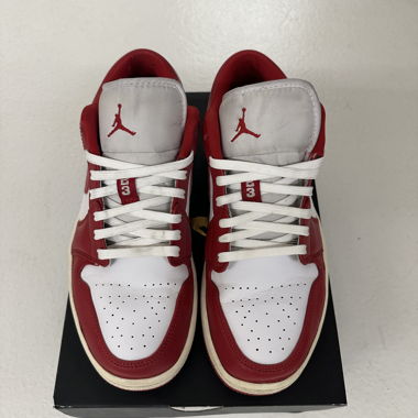 RARE - Air Jordan 1 - Low Gym Red/White