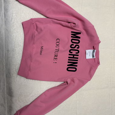 Moschino pink Couture Milano Sweatshirt