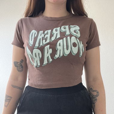 t-shirt crop top 