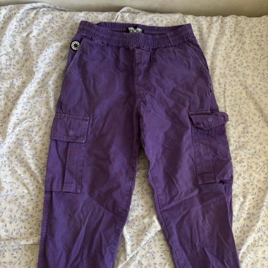 Pantalons cargo violets Octopus