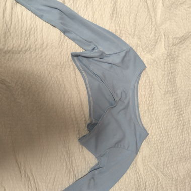 Haut manches longues bleu