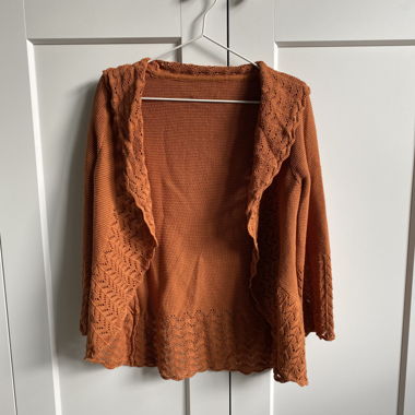 Strickjacke Rostrot, M