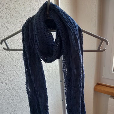 Blue scarf