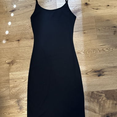 Black dress with straps