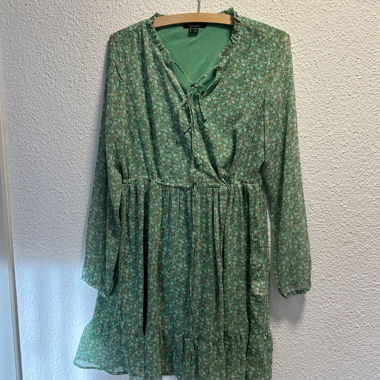 Abito Verde a Fiori