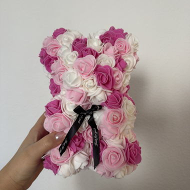 Petit ours en rose