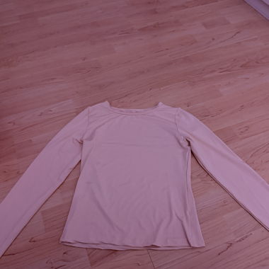 Langarmshirt in Beige