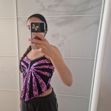 Pailletten Top 
