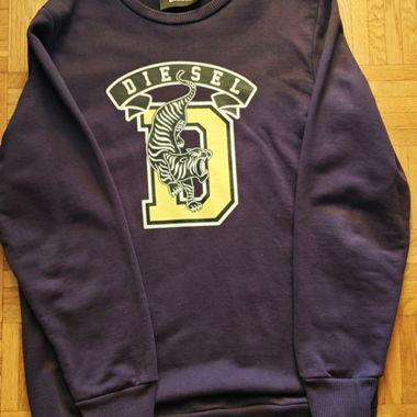 Sweat-shirt Diesel / motif tigre