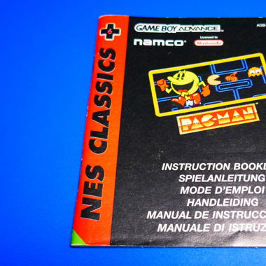 Notice NES Classics : Pac-Man - GBA / R11518