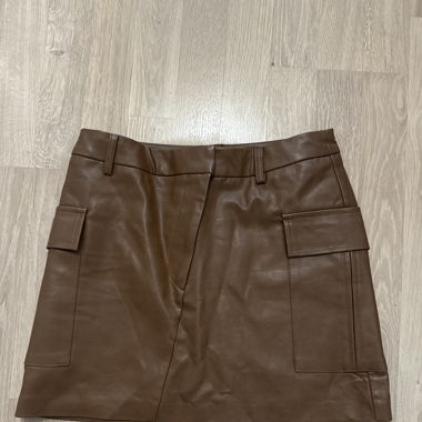 Jupe en cuir