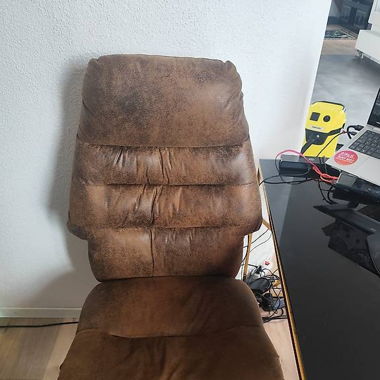 Chefsessel/Bürostuhl Liegefunktion & Fussstütze
