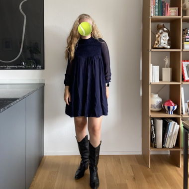 Rabens Saloner Kleid XS dunkelblau