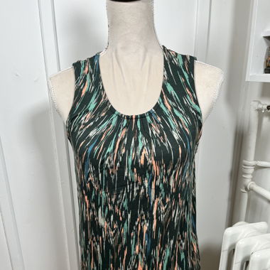 Haut multicolore vert