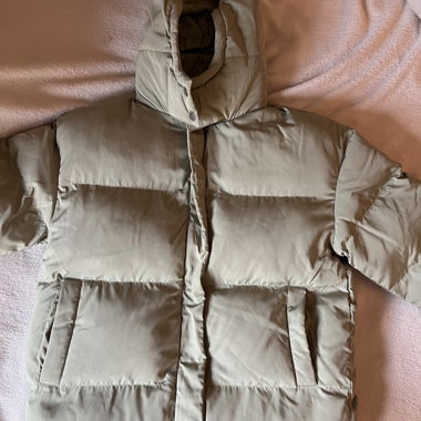 Grüne Winterjacke