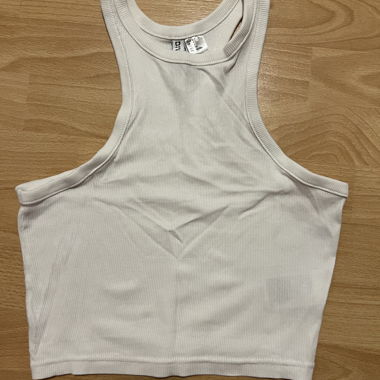 White crop top