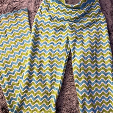 Summer Colorful Retro Flared Pants