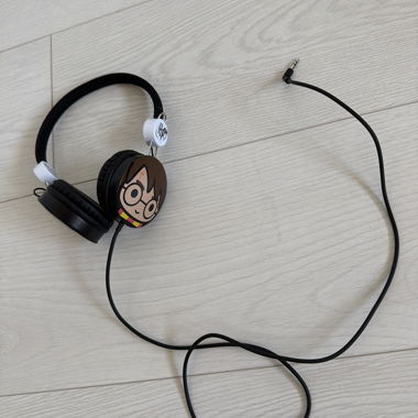 Casque filaire noir HP