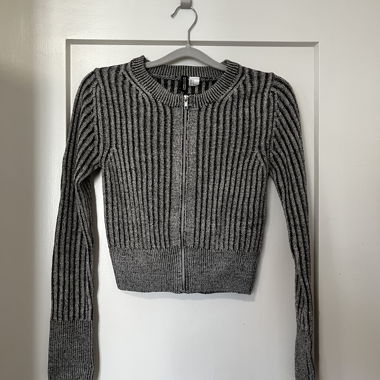 Knit Zip Cardigan