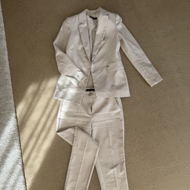 Eleganter Anzug von comma, (creme-beige)