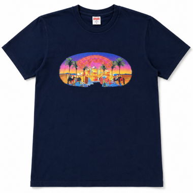 T-shirt Supreme bleu marine