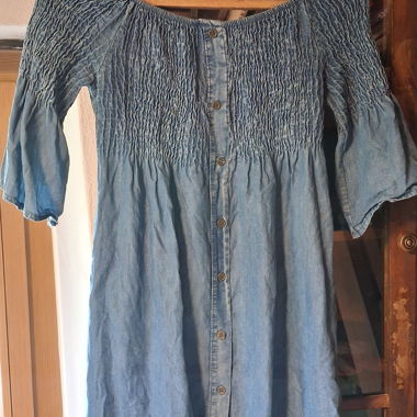 Jeanshemd-Kleid