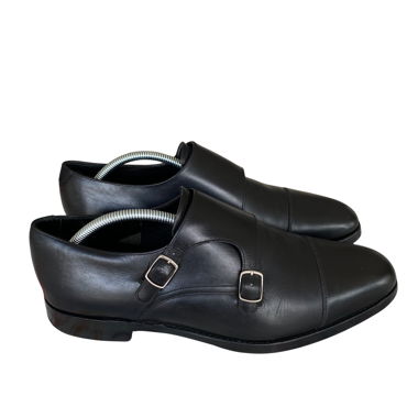 Cannon Monkstrap 43 Noir en veau