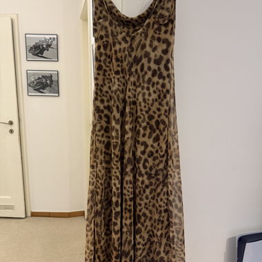 Robe nuisette imprimé léopard