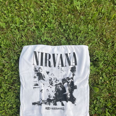 nirvana tube top/ crop top
