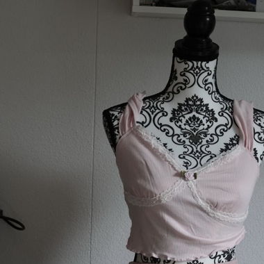 Top mit Blume 
