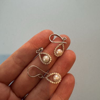 Ensemble de bijoux en argent / Silver jewelry set