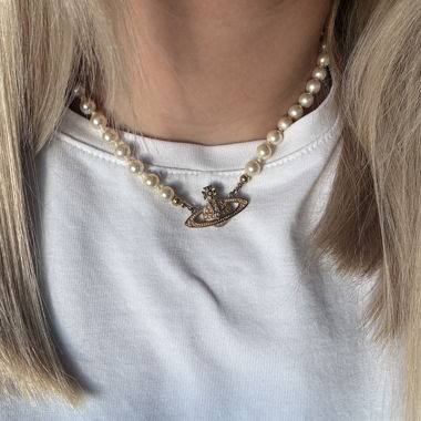 Choker con perle Vivienne Westwood