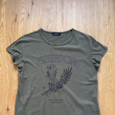 T-Shirt “Freedom” Olivegrün