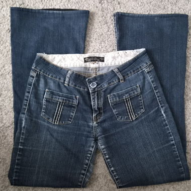 Jeans da donna blu scuro