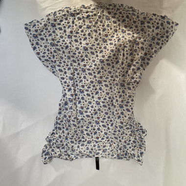 Blusa floreale Chicorée gr. XS