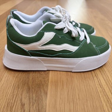 Green White Sneakers