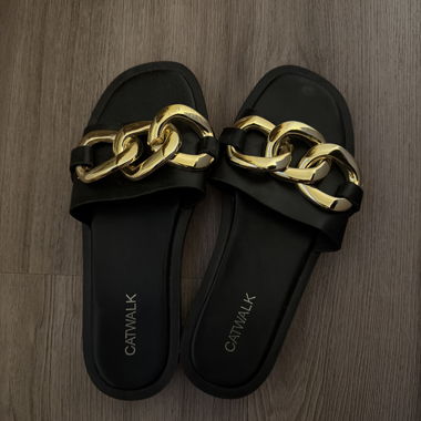 Sandali neri CATWALK