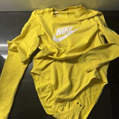 Nike Yellow Long-Sleeve Shirt