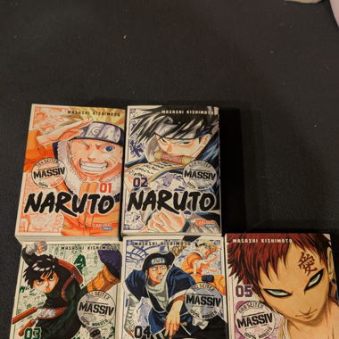 Natuto Massiv Manga Band 1-5 Deutsch 