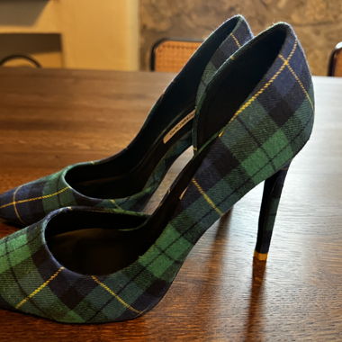 Tartan-Stiletto-Pumps