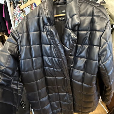 Kunstlederjacke