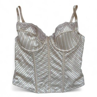 Beige Striped Corset (80B)